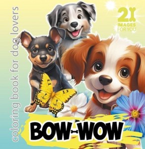 KOLOROWANKA 160X160 BOW-WOW ZIELONA