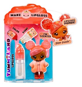 YUMMILAND LIPGLOSS DOLL- PIPER PEACH, MGA