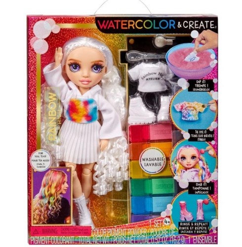 Rainbow High WaterColor &amp; Create NEW TD purple