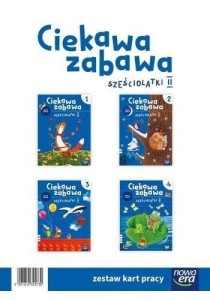 CIEKAWA ZABAWA 6-LATKI KARTY PRACY CZ.1-4 2022 NE