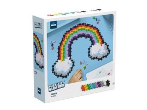 KLOCKI PLUS-PLUS PUZZLE BY NUMBER - TĘCZA 500EL.