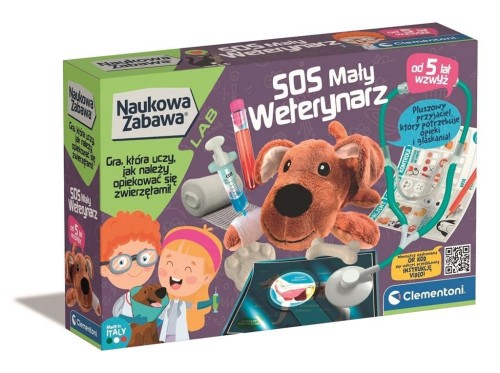 Naukowa zabawa. S.O.S. Mały weterynarz, Clementoni