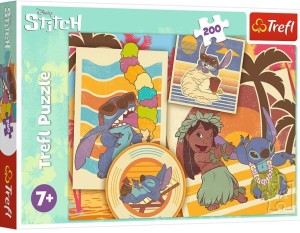 PUZZLE 200 MUZYCZNY ŚWIAT LILO&STITCH TREFL