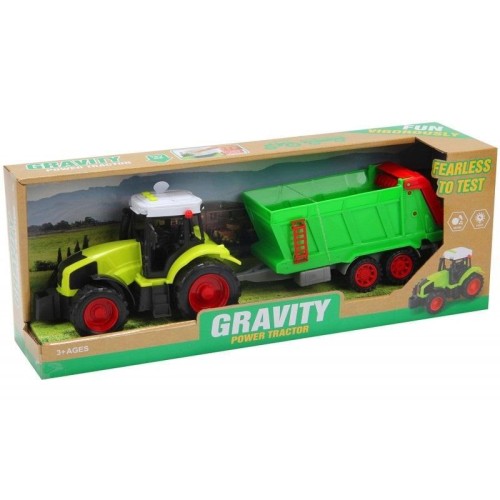 Traktor z przyczepą i dźwiękiem, Trifox