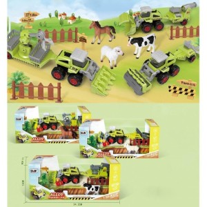 ZESTAW ROLNICZY Z METALOWYM POJAZDEM, TRIFOX
