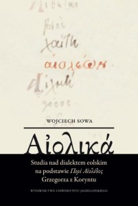 STUDIA NAD DIALEKTEM EOLSKIM NA PODSTAWIE...