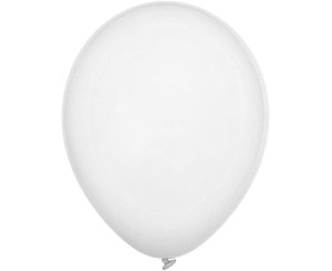 BALONY DECOMEX PASTEL WHITE 100SZT