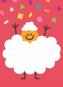 KARNET 17X14CM Z KOPERTĄ THROWING SHAPES