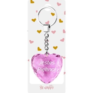 BERLOK PREZENTOWY Z NAPISEM JESTEŚ PIĘKNA!