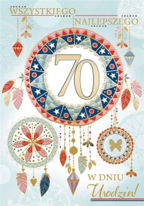 KARNET A5 URODZINY 70