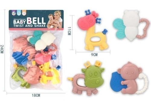 Grzechotki 4szt, Merkpol