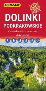 MAPA - DOLINKI PODKRAKOWSKIE 1:25 000