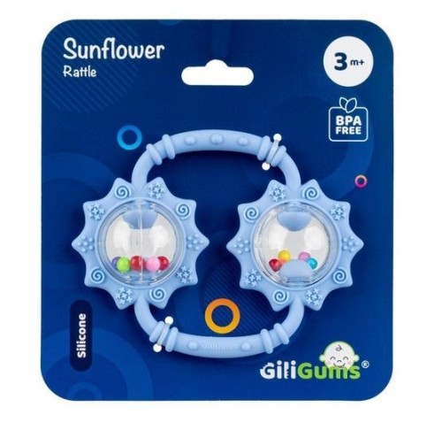 Grzechotka Słoneczniki niebieska, Giligums