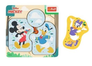 PUZZLE DREWNIANE MICKEY MOUSE & FRIENDS 6EL TREFL