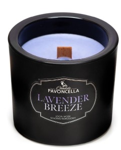 ŚWIECZKA SOJOWA LAVENDER BREEZE CZARNA 170G