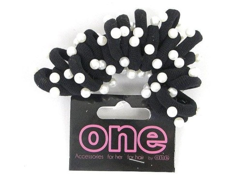 Gumka do włosów z perełkami 18szt, ADAR