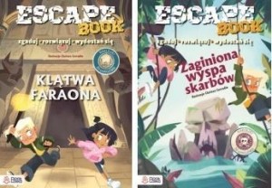 ESCAPE BOOKS PAKIET: KLĄTWA FARAONA + ZAGINIONA..