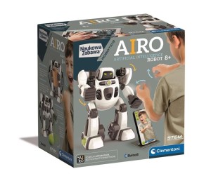 NAUKOWA ZABAWA BUILD. ROBOT AIRO, CLEMENTONI