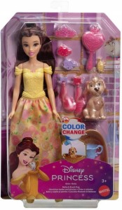 DISNEY PRINCESS BELLA I PIESEK ZESTAW KĄPIEL
