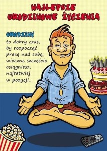 KARNET COMIC B6 + KOPERTA WZÓR NR 03 URODZINY