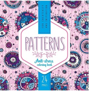 KOLOROWANKA ANTYSTRESOWA 200X200 12 PATTERNS