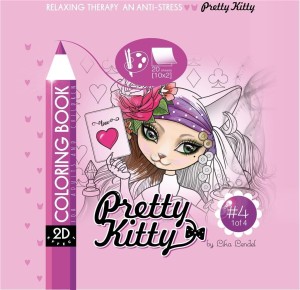 KOLOROWANKA ANTYSTRESOWA 200X200 PRETTY KITTY 4
