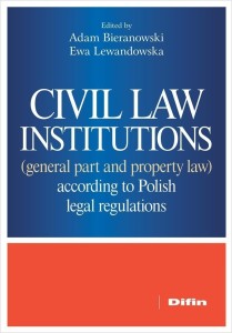CIVIL LAW INSTITUTIONS (GENERAL PART AND...