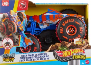 HOT WHEELS MONSTER TRUCKS R/C TIGER SHARK 1:15