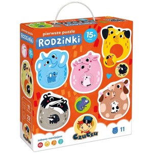 CZUCZU PIERWSZE PUZZLE RODZINKI 15M+