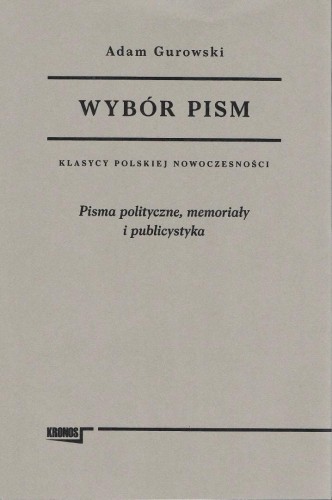 Wybór pism, Adam Gurowski