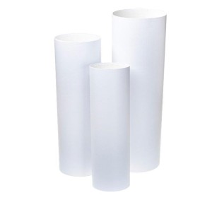 PUDEŁKO FLOWER BOX 3SZT WEDDING CYLINDER ROZETTE