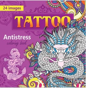 KOLOROWANKA ANTYSTRESOWA 200X200 12 TATTOO