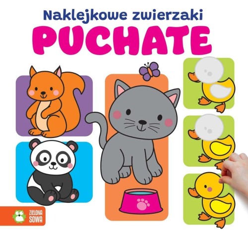 Naklejkowe zwierzaki. Puchate, Natalia Berlik