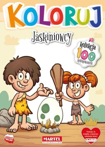 Koloruj - Jaskiniowcy, praca zbiorowa