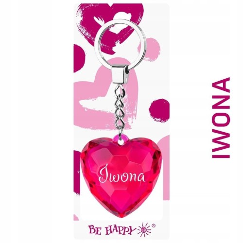 Brelok Serce Iwona, Be-Happy Gifts