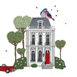 KARNET SWAROVSKI KWADRAT CL2413 BIAŁA KAMIENICA