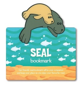 ZWIERZĘCA ZAKŁADKA DO KSIĄŻKI - SEAL - FOKA, IF