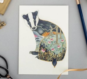 KARNET A024 B6 + KOPERTA NOCNY BORSUK