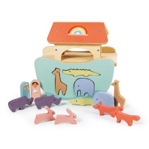 FIGURKI DO ZABAWY DREWNIANE FARMA Z ZWIERZĄTKAMI