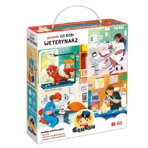 CZUCZU PUZZLE CO ROBI WETERYNARZ 4+