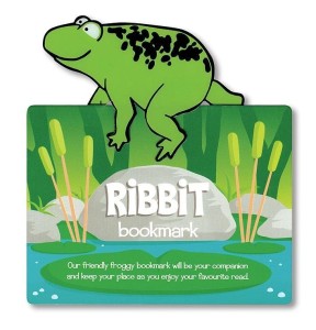 ZWIERZĘCA ZAKŁADKA DO KSIĄŻKI - RIBBIT - ŻABA, IF