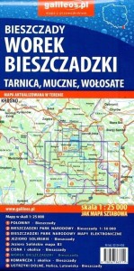 MAPA - BIESZCZADY. WOREK BIESZCZADZKI 1:25 000