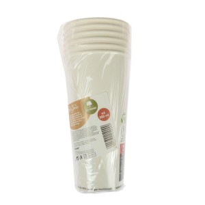 KUBKI PAPIEROWE BIAŁE 500ML 6SZT