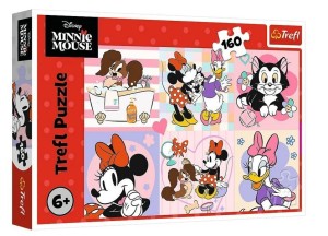 PUZZLE 160 KOLOROWY DZIEŃ MINNIE TREFL, TREFL