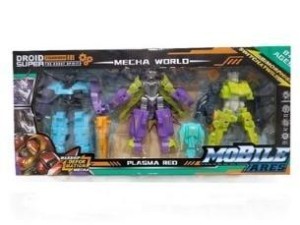 FIGURKI TRANSFORMACJA 3SZT, MADEJ