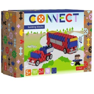 KLOCKI CONNECT - AUTOBUS / AUTO Z NACZEPĄ M TREFL