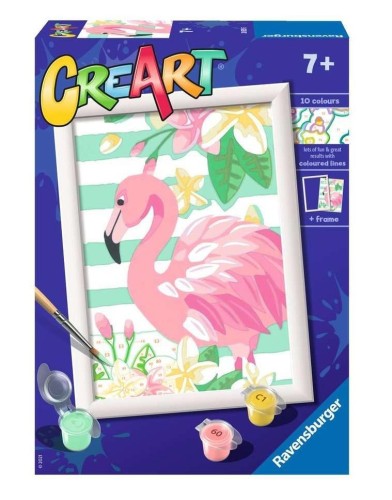 CreArt dla dzieci: Różowy flaming, Ravensburger