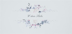 KARNET ŚLUB DL S41 - W DNIU ŚLUBU