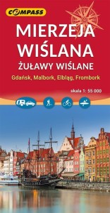 MAPA - MIERZEJA WIŚLANA 1:55 000, PRACA ZBIOROWA