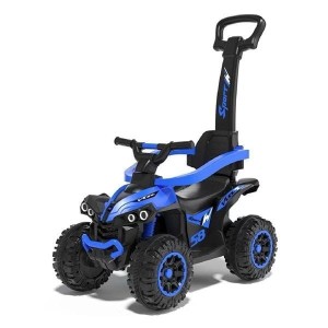 JEŹDZIK MEGA DZIECIĘCY Z RĄCZKĄ NIEBIESKI